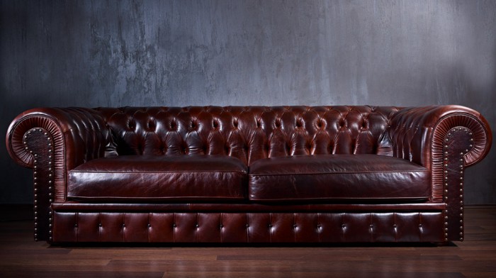 Chester Hakiki Deri Kanepe